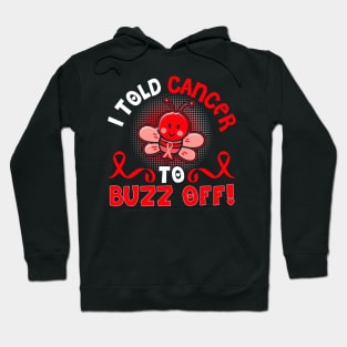 funny blood cancer bee warrior Hoodie